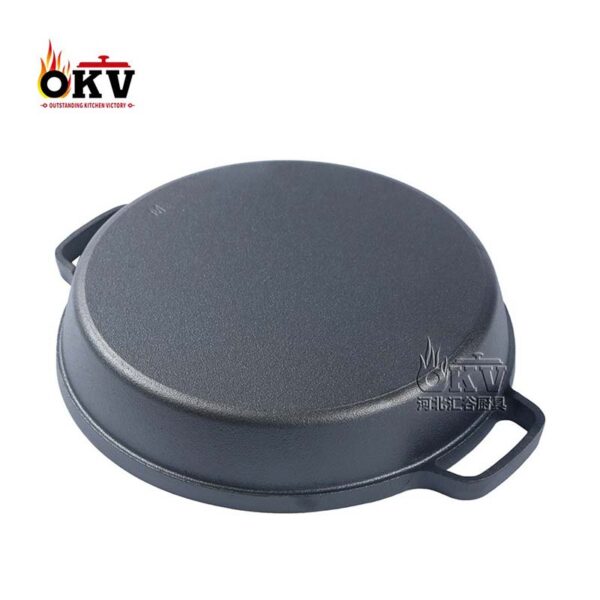 OKV Cast Iron Skillet Pan Household Non-Stick Skillet