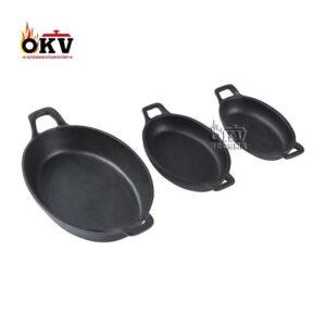 okv Cast Iron Skillet Western Restaurant Non-Stick Skillet