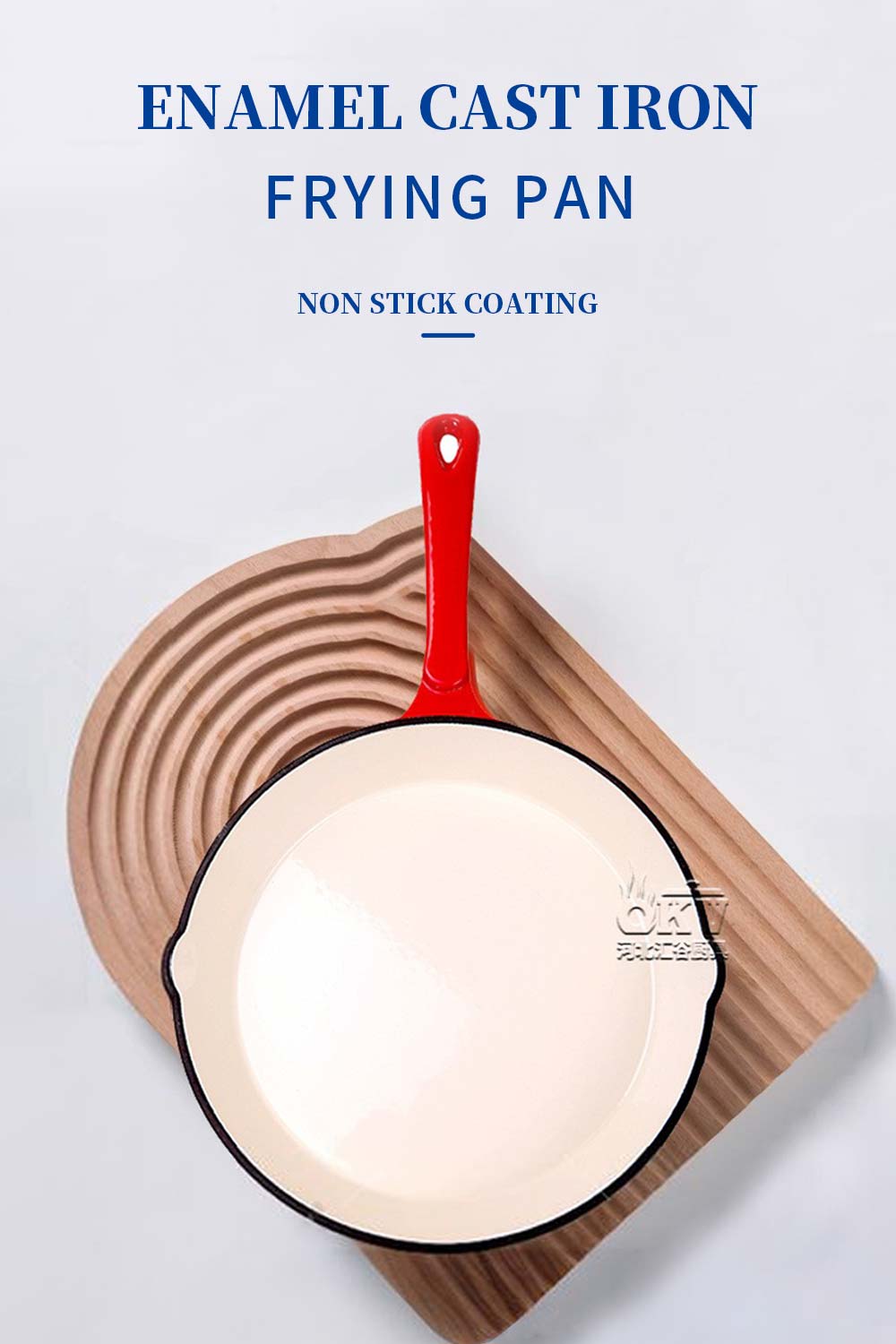 Non-stick coating - The 9.5-inch non-stick pan has three coats of non-stick coating on the inside and outside surfaces. The pan is super non-stick, so you can prepare your favorite dishes with minimal oil Large cooking area - With a 9.5 "cooking surface, this red pan cooks effortlessly, even for large portion sizes, making it ideal for home cooking Healthy and non-toxic - This skillet is free of PFOA, lead and cadmium. It can lead to a healthier, more environmentally friendly cooking experience Uniform and fast heating - This red pan heats quickly and evenly thanks to the excellent thermal conductivity of the enamelled glaze and metal body One-piece handle - ergonomic handle that allows you to enjoy a comfortable, cool grip while cooking.